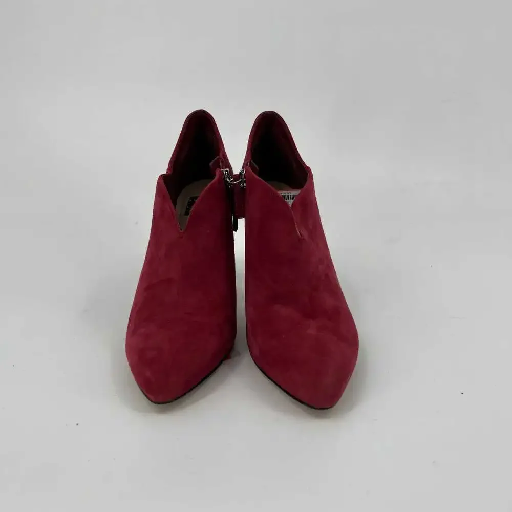 White House Black Market Red Stiletto Heel Ankle Boots | Size 6.5